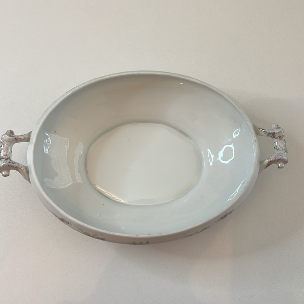El Bogen Made in Austria Floral Footed Dish with Handles - Picture 7 of 10